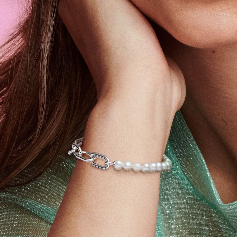 Pandora ME Treated Freshwater Cultured Pearl Bracelet